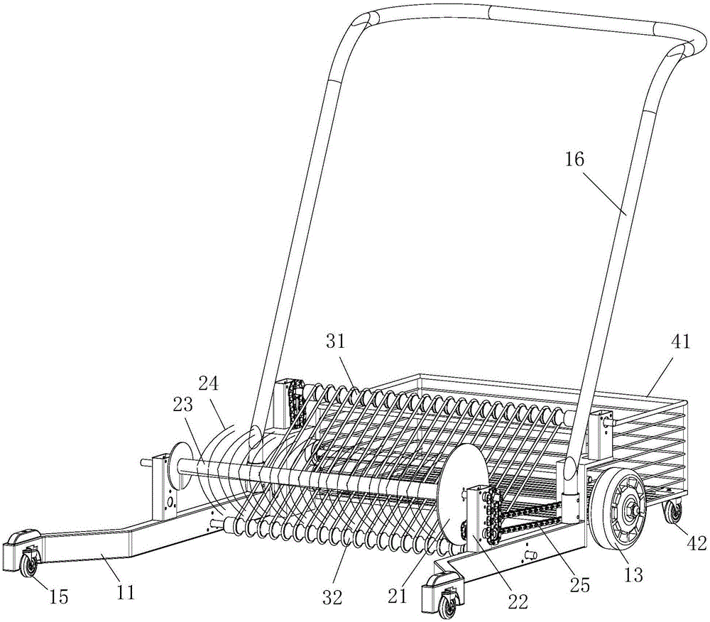 Ball collecting machine