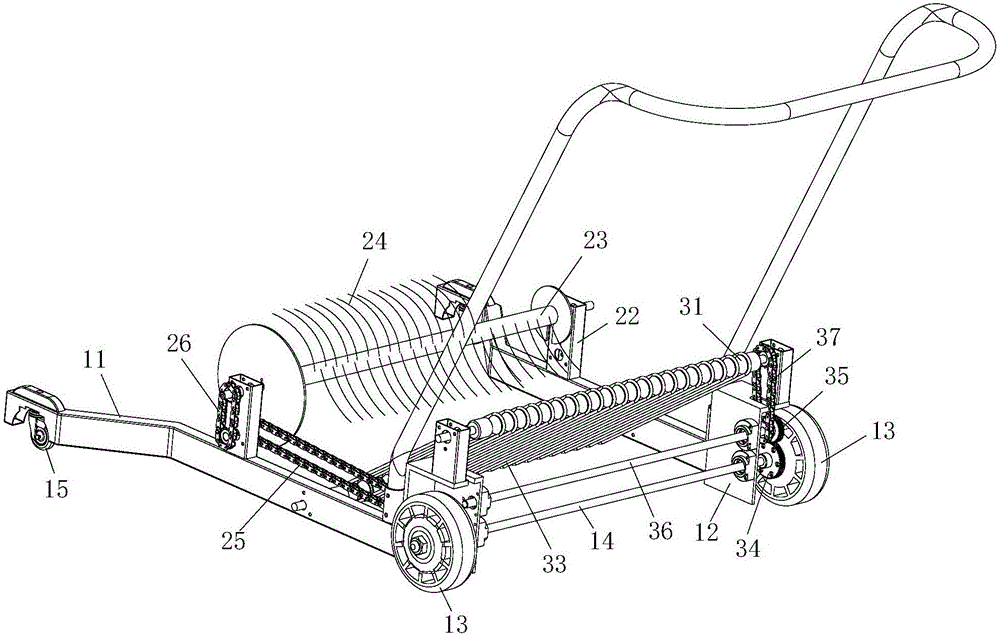 Ball collecting machine