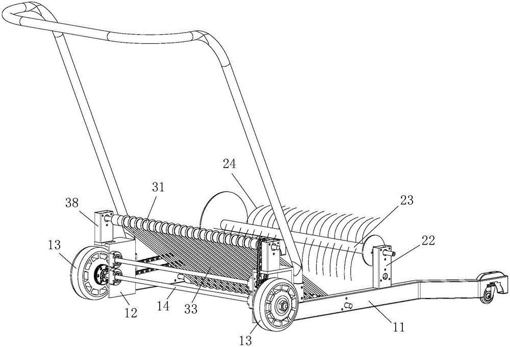 Ball collecting machine