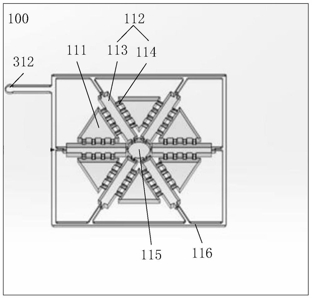 Bionic liver microfluidic cell culture-drug screening chip