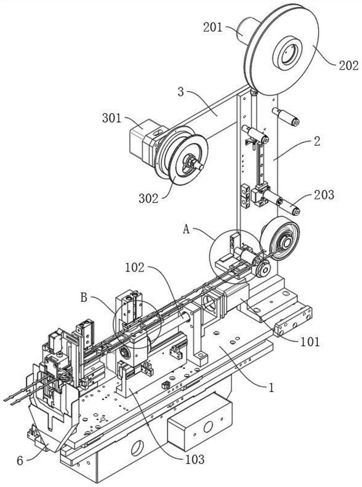 Tab supply device