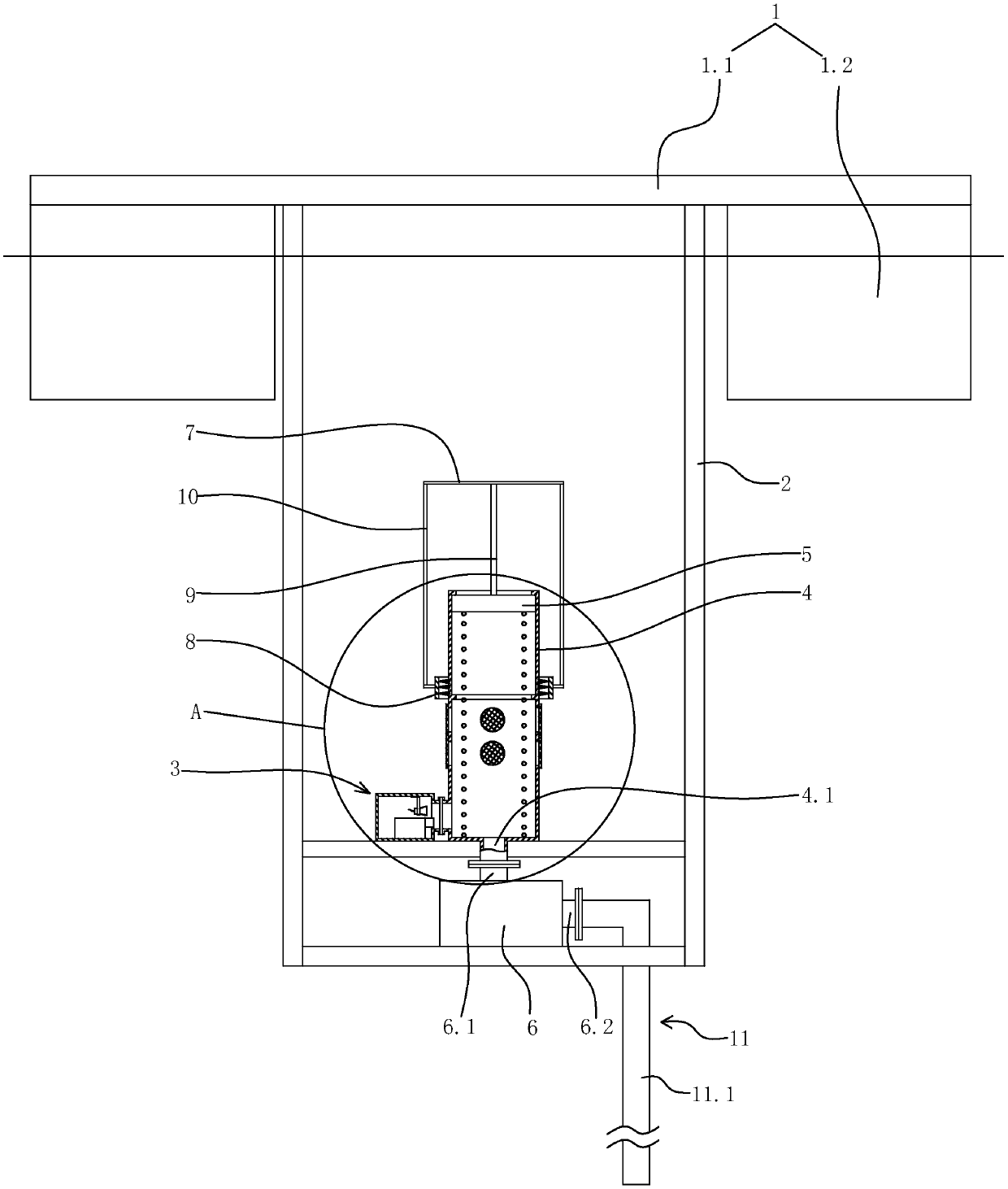 Floating type fish spawning area reserve monitoring device