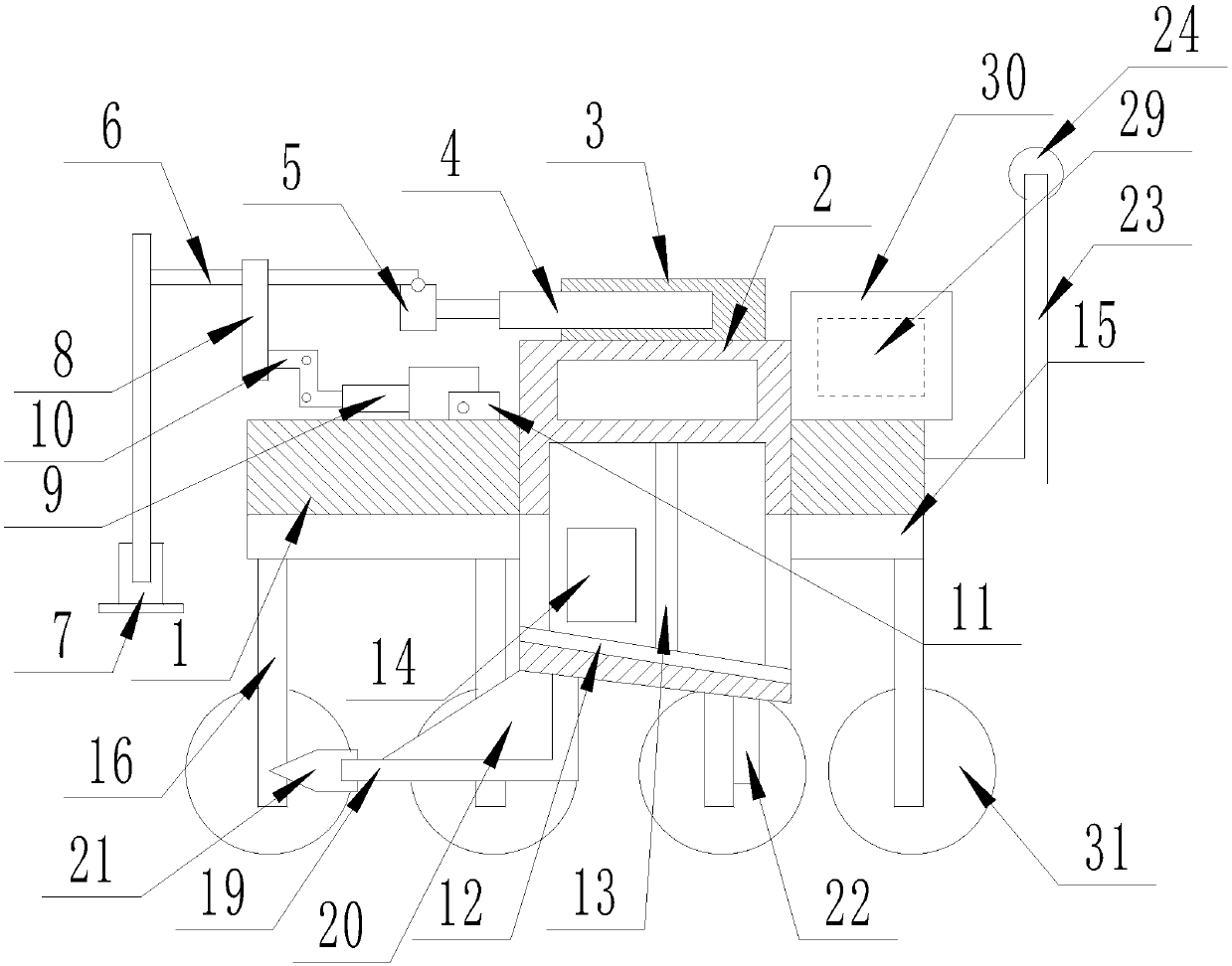 Intelligent collecting device for coal mining