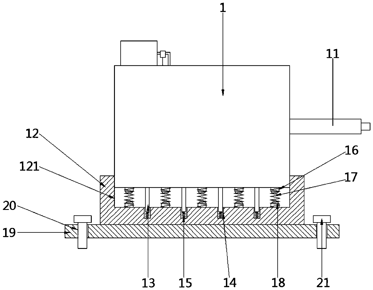 High-temperature fan with multiple cooling mechanisms