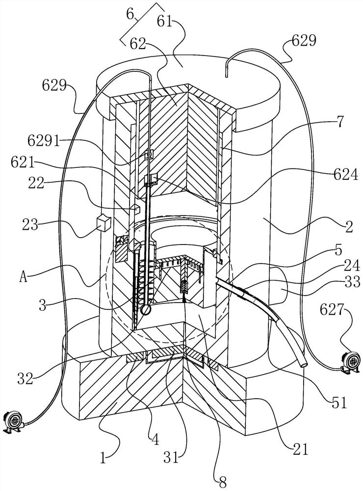 A fruit moisture detection device