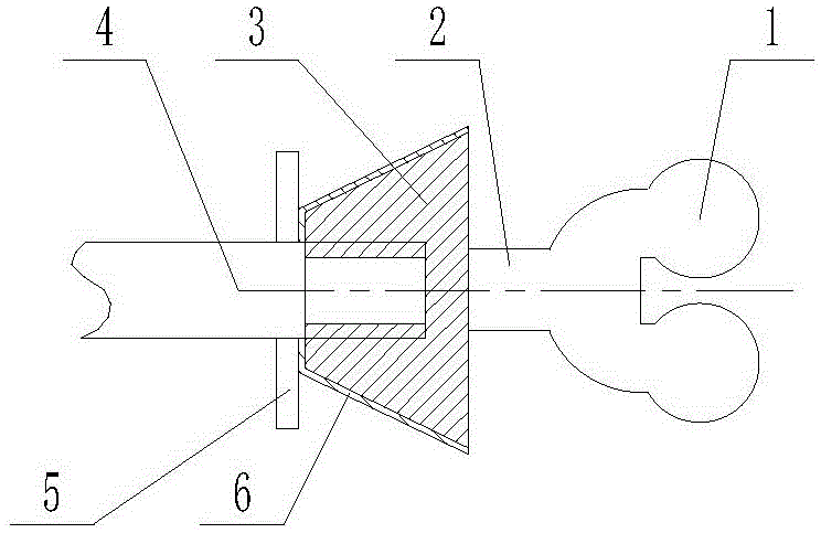 Water stop screw rod