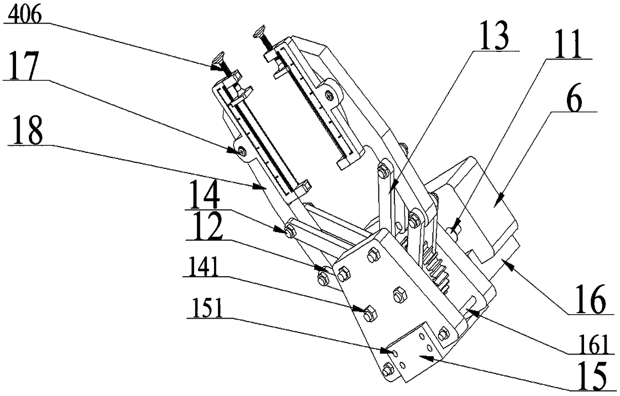 Square pipeline welding gear gripper