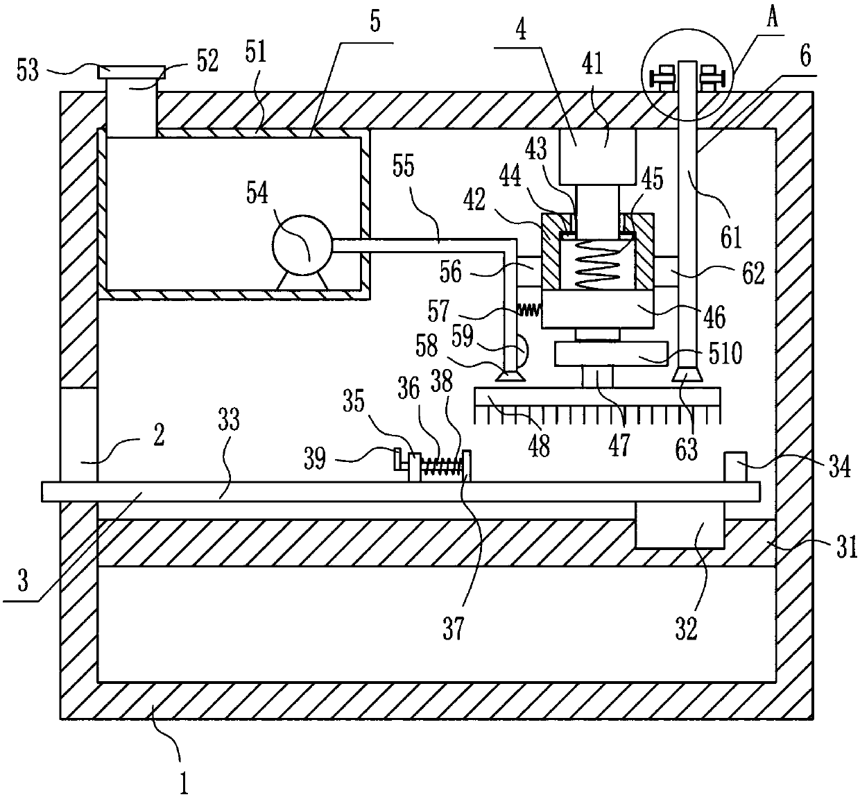 Sprinkler water outlet hole cleaning device