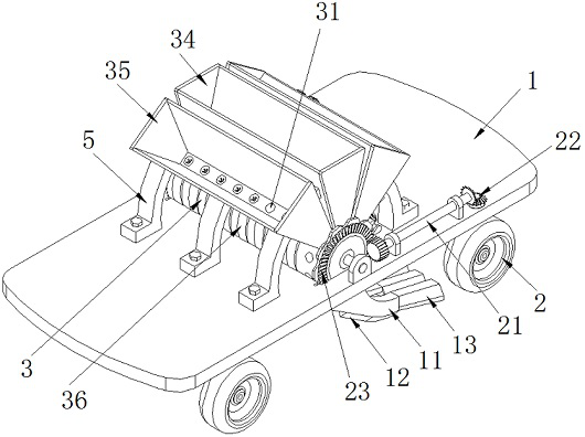 Wheat seed and fertilizer pressing integrated seeder