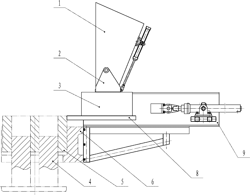 Method and device for secondarily distributing steam-pressing bricks