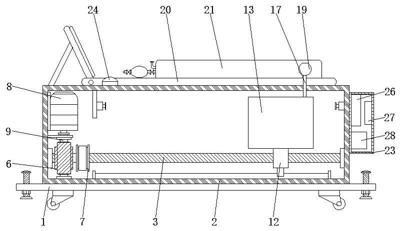 Physical exercise device with leg muscle relaxing performance and using process thereof