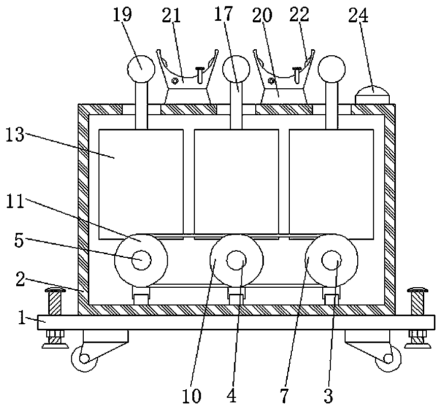 Physical exercise device with leg muscle relaxing performance and using process thereof