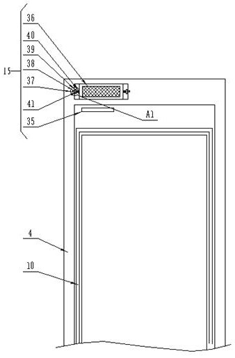 Escape-assisting fireproof door and using method thereof