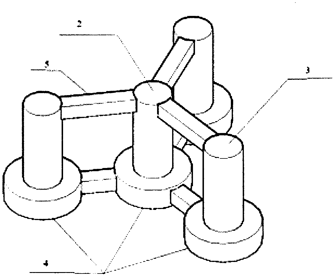 Pile-shoe-shaped semi-submersible type at-sea wind power platform