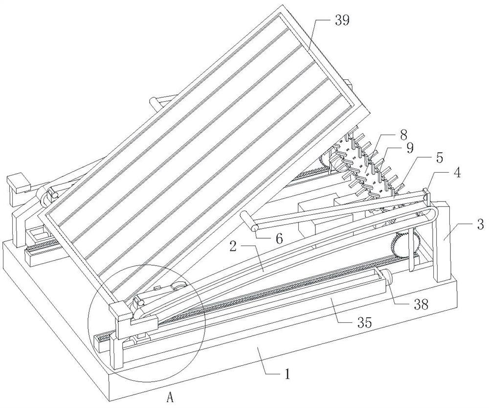 A high-barrier photovoltaic backplane automatic cleaning mechanism for new energy development