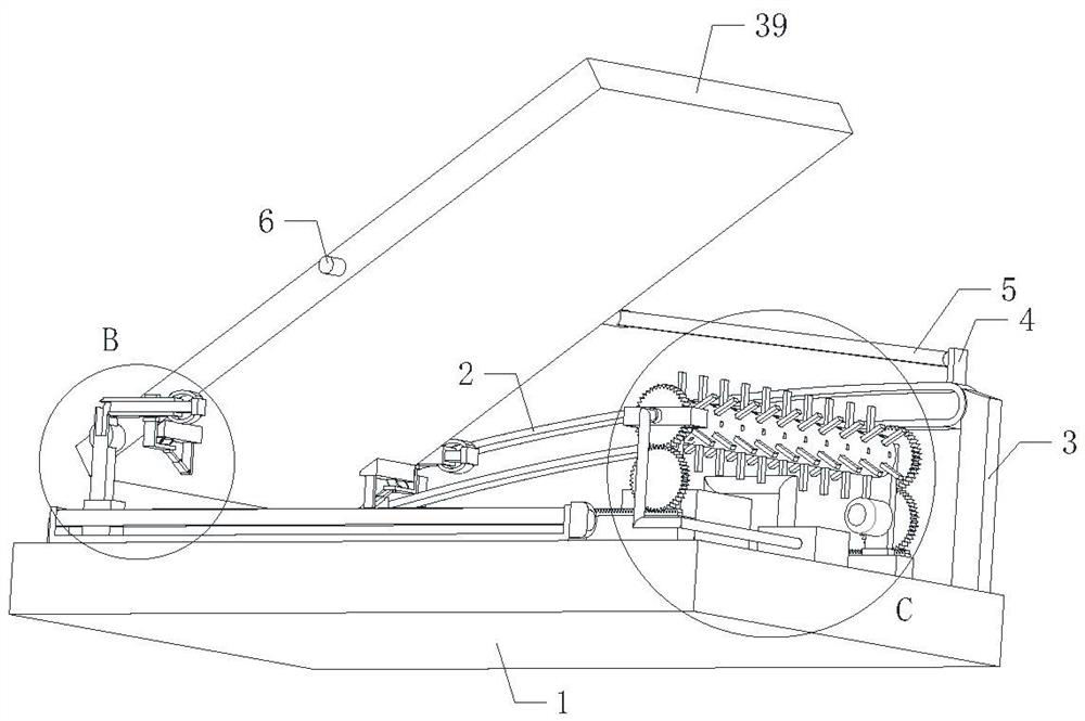 A high-barrier photovoltaic backplane automatic cleaning mechanism for new energy development