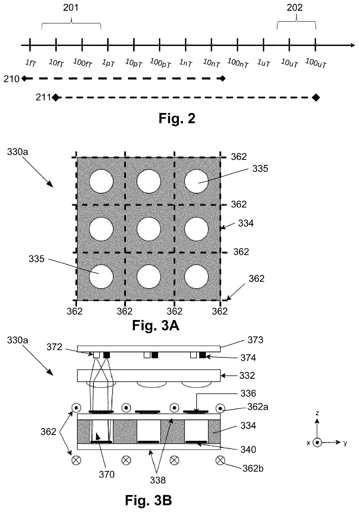 Integrated magnetometer arrays for magnetoencephalography (MEG) detection systems and methods