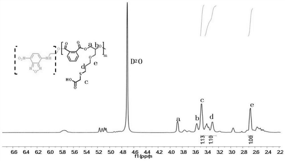 Method for synthesizing fluorescent functional polyester-based amphiphilic polymer