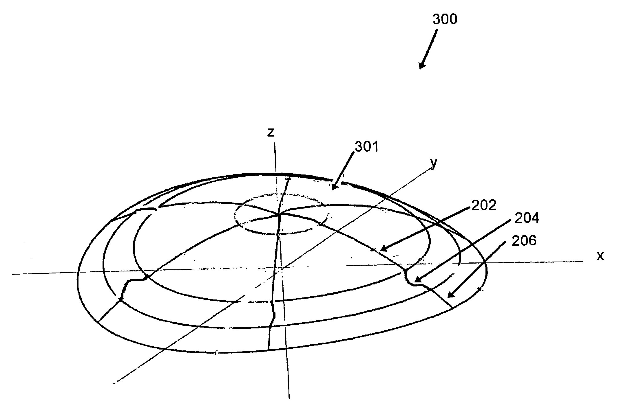 Smoothly blended optical surfaces