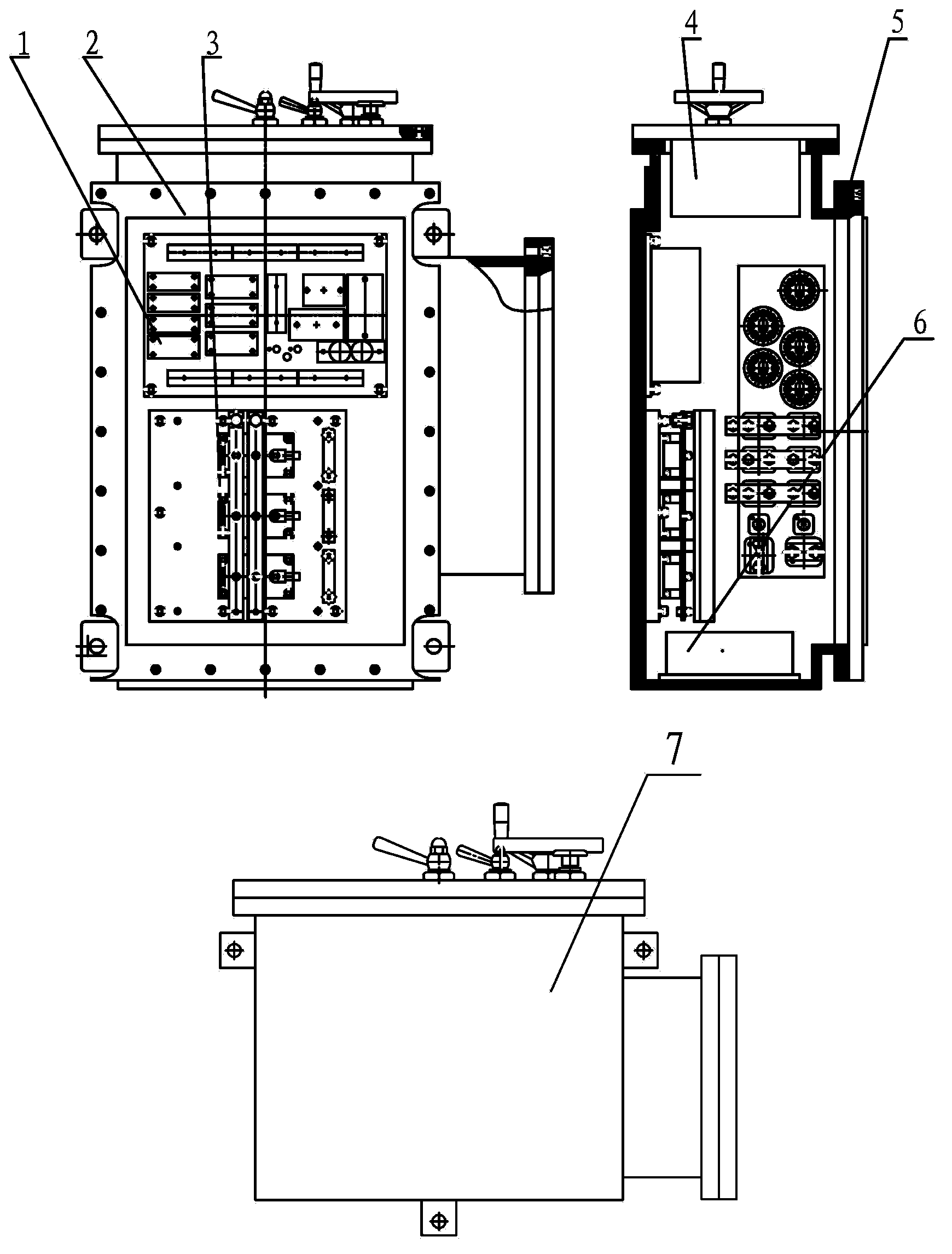 Frequency conversion, speed regulation and comprehensive electrical control system for electric locomotive