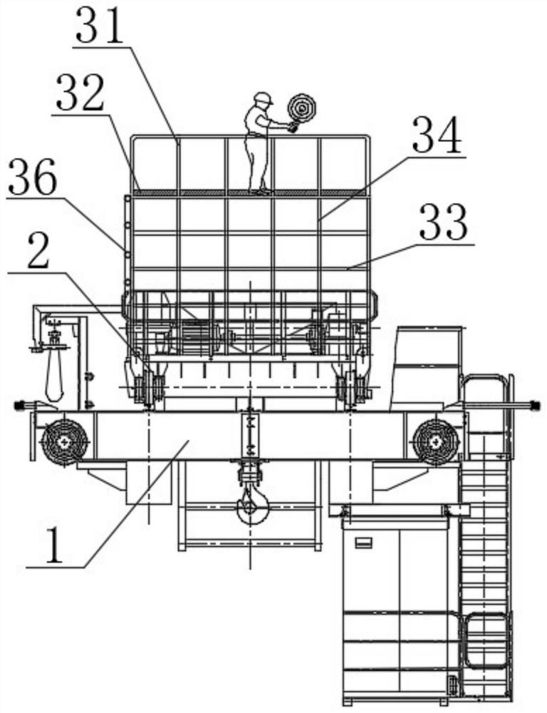 Mounting method for casting house roof structure