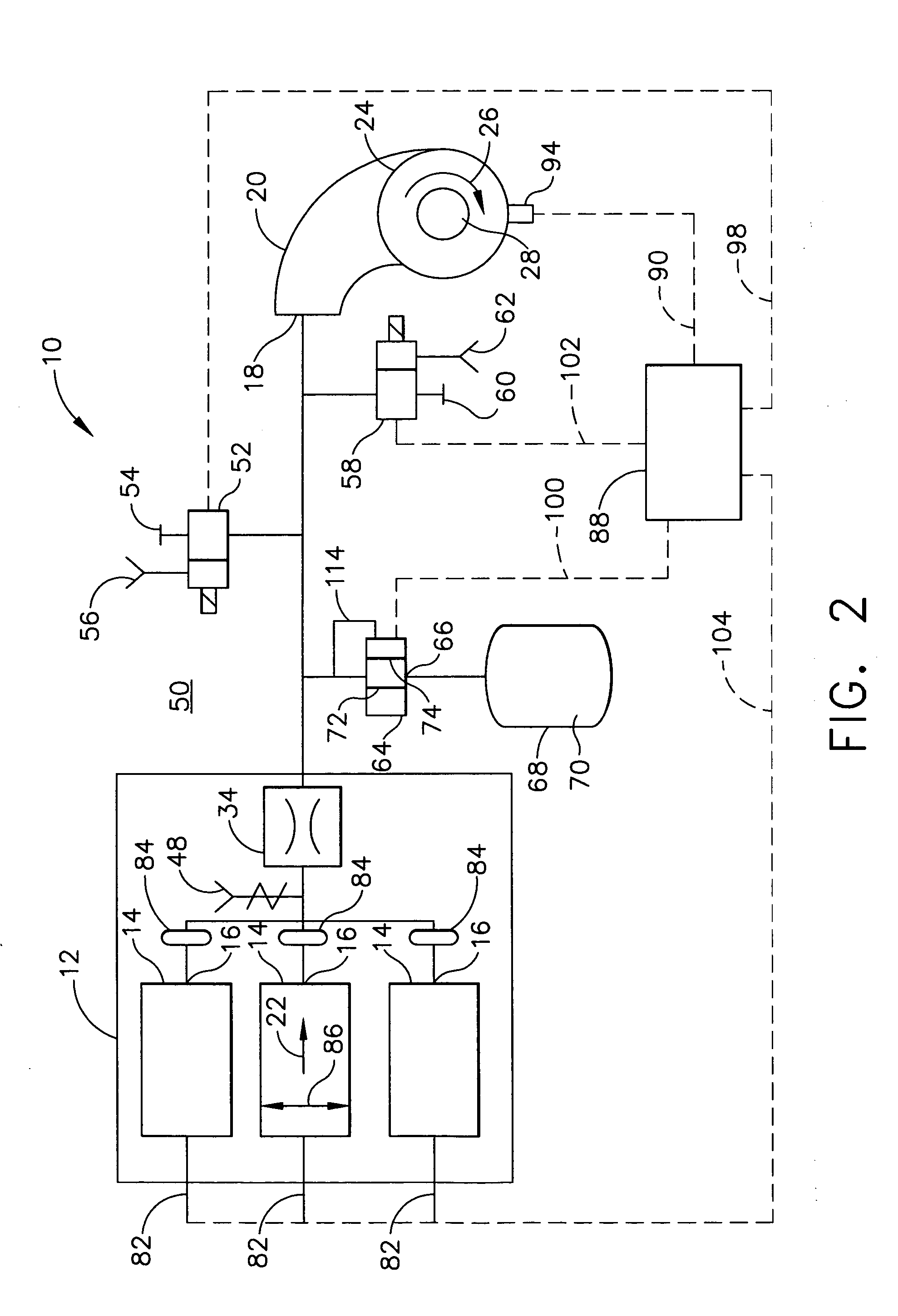 Solid propellant gas generators in power systems