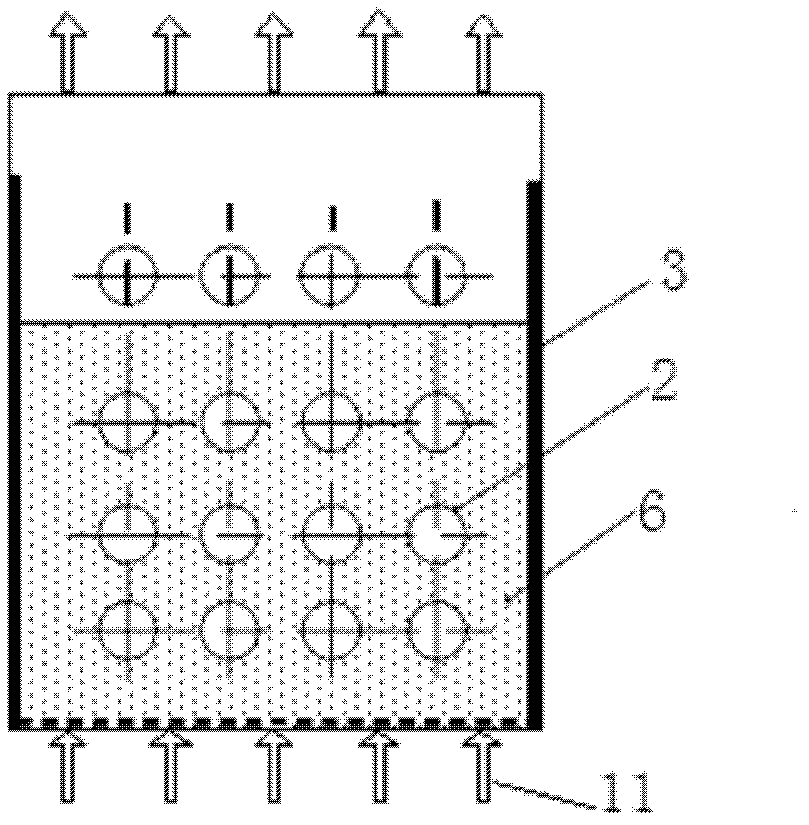 Fluid bed electrode direct carbon fuel cell device