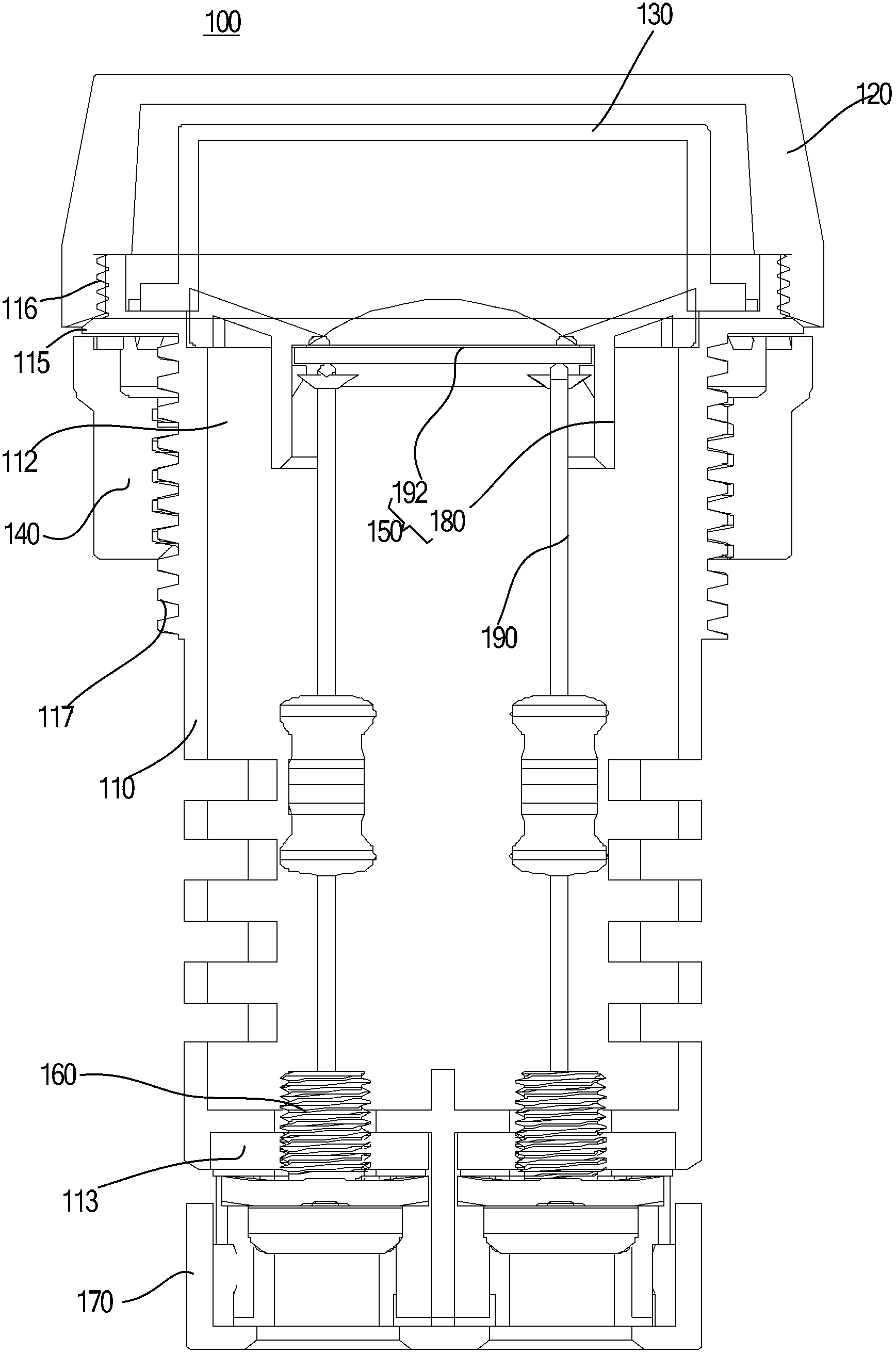 Indicator lamp and light emitting device thereof