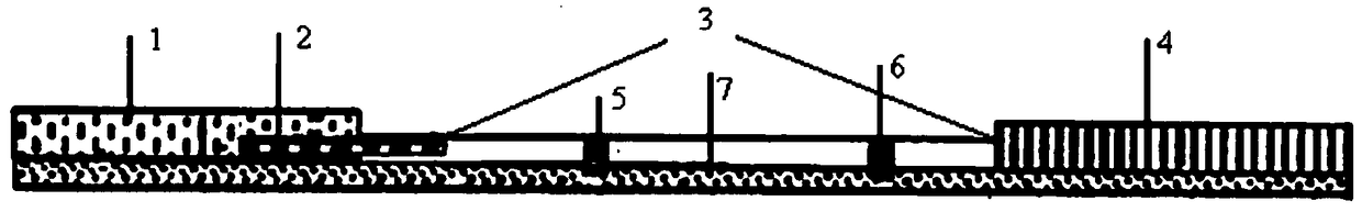 Test strip for detecting acetamiprid, and preparation method and application thereof