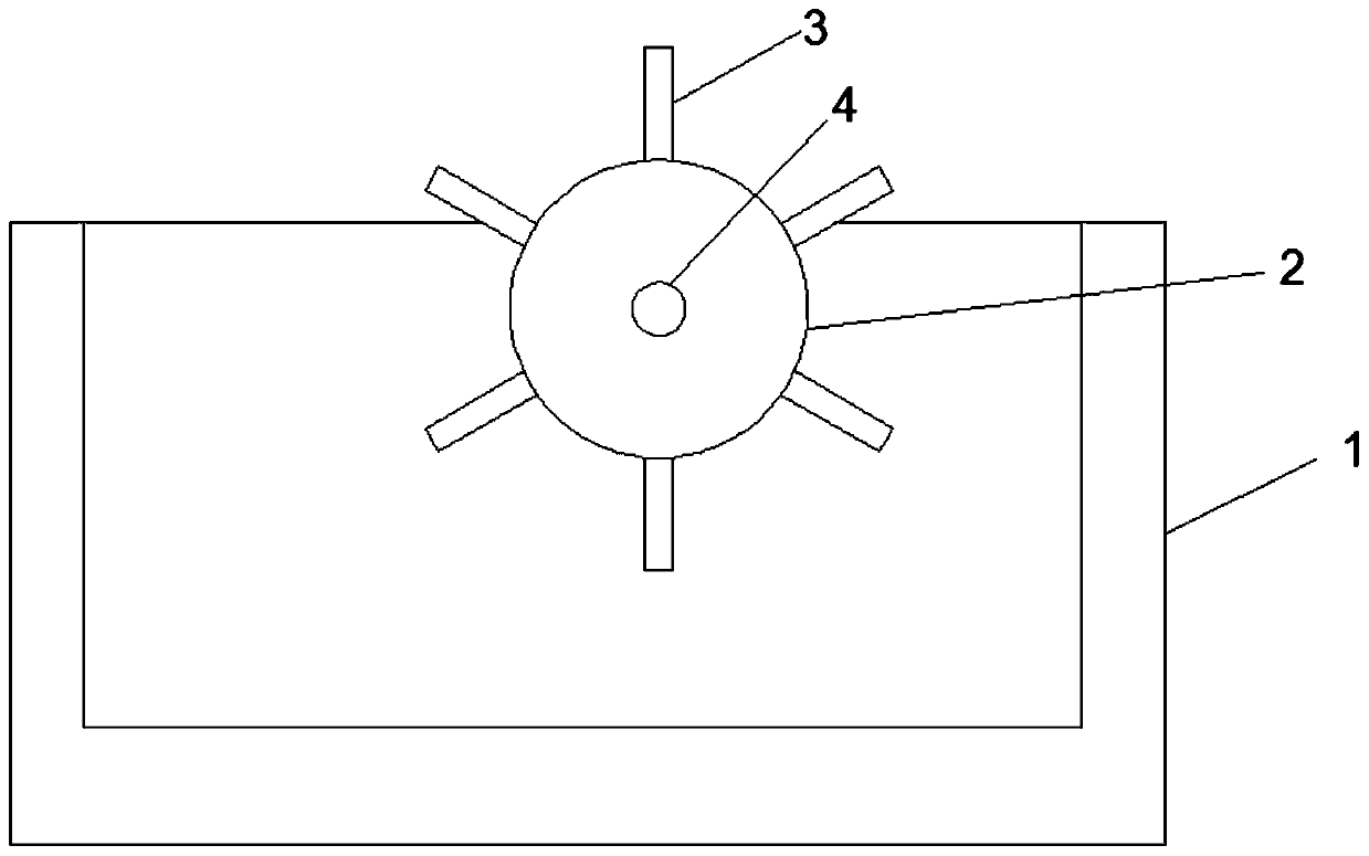 Preparation method of environment-friendly acidic soil conditioner and uniform mixing and stirring device thereof