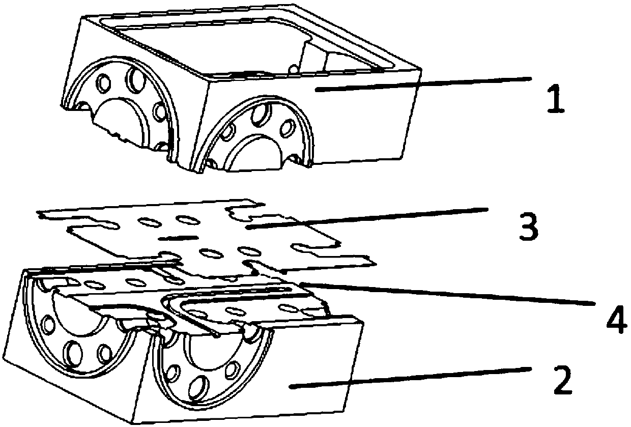 A coupling structure terahertz directional coupler