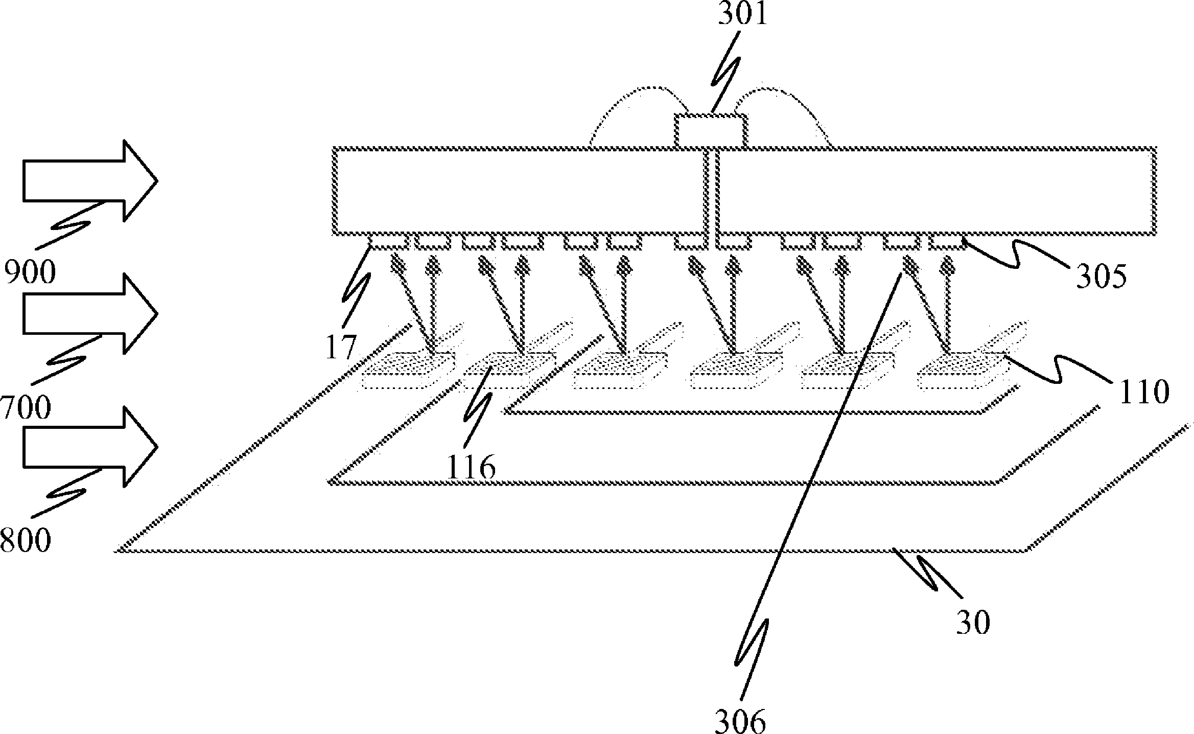 Miniaturized integrated micro electo-mechanical systems (MEMS) optical sensor array