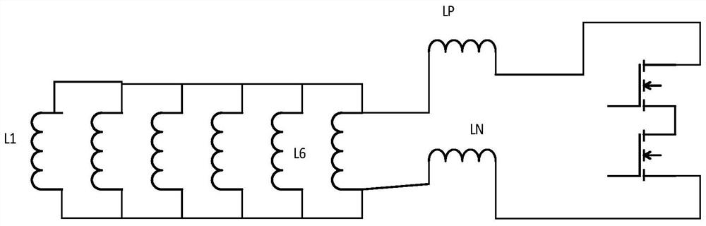 Method and device for measuring parasitic inductance of direct-current support capacitor and readable storage medium