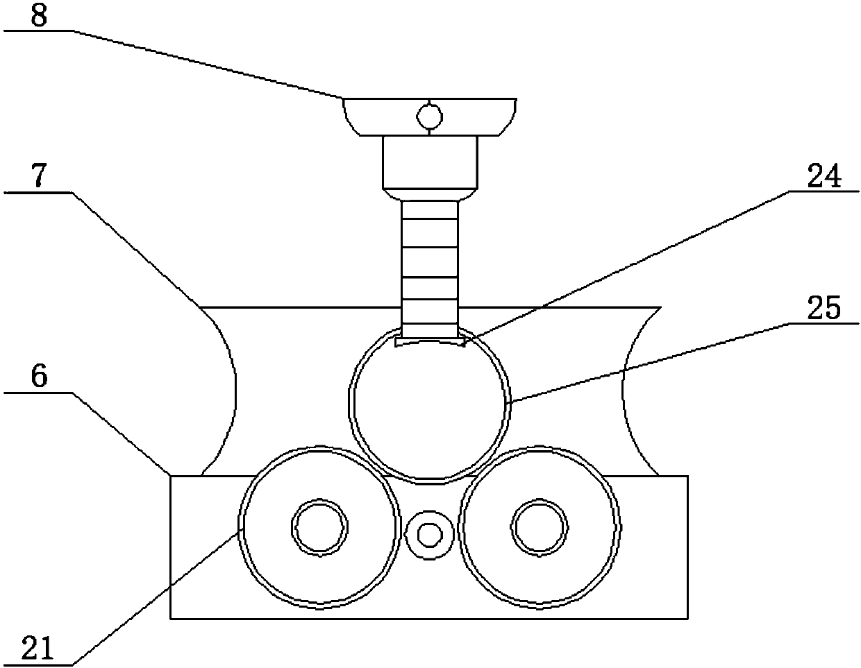 Safe and dustproof pipe cutting machine