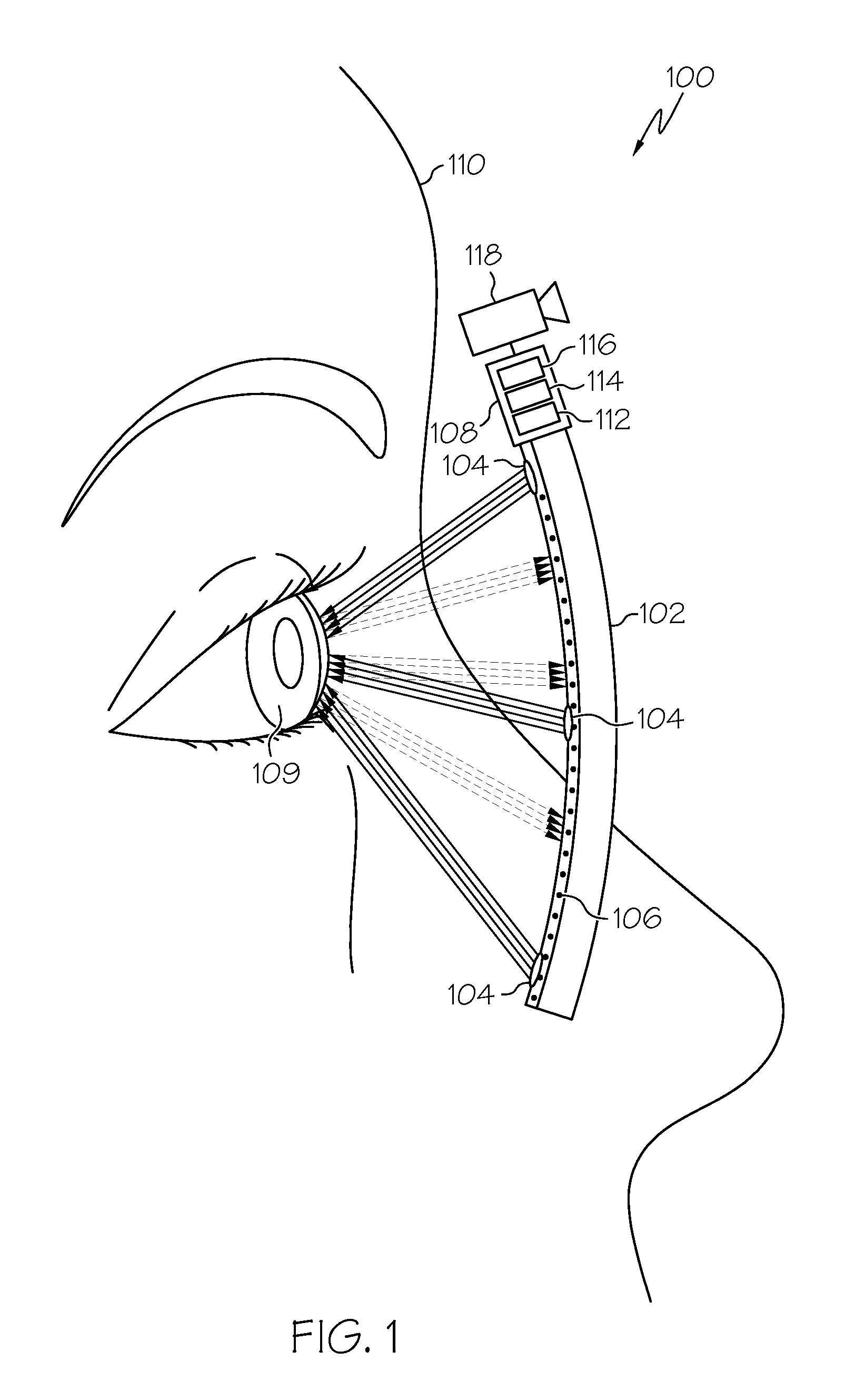 Wearable eye tracking system