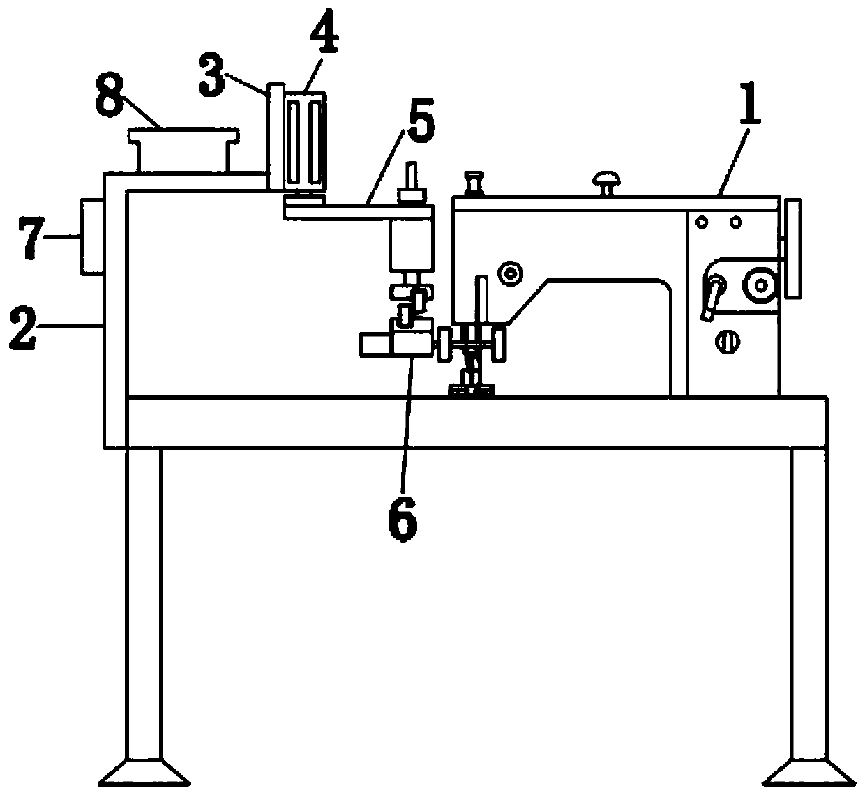 Planar sewing device