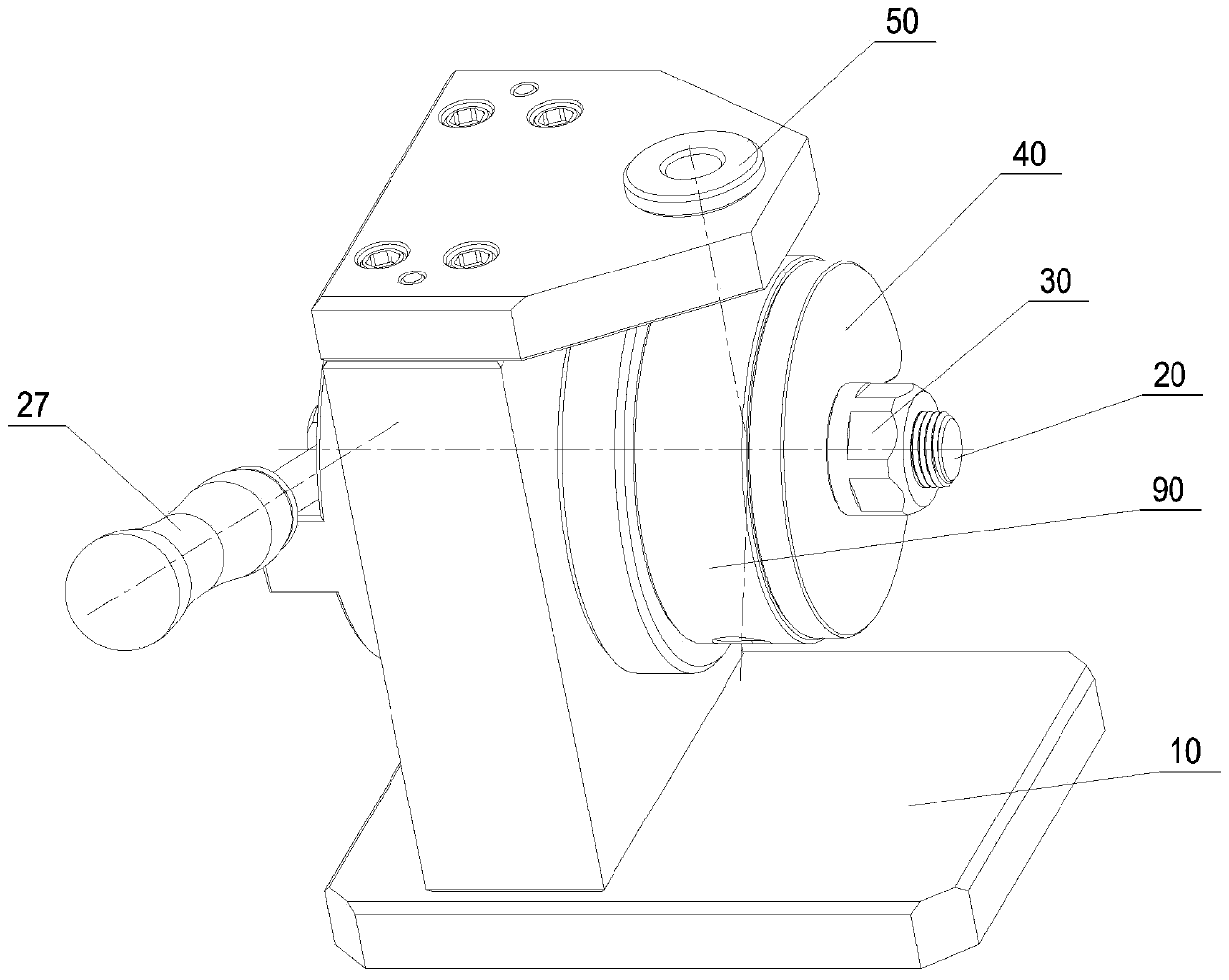 Rotary shaft type drilling tool