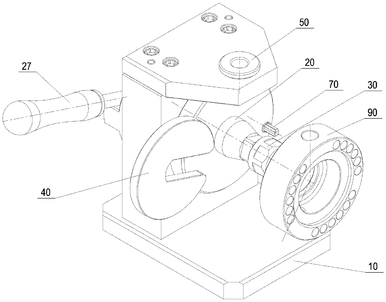 Rotary shaft type drilling tool