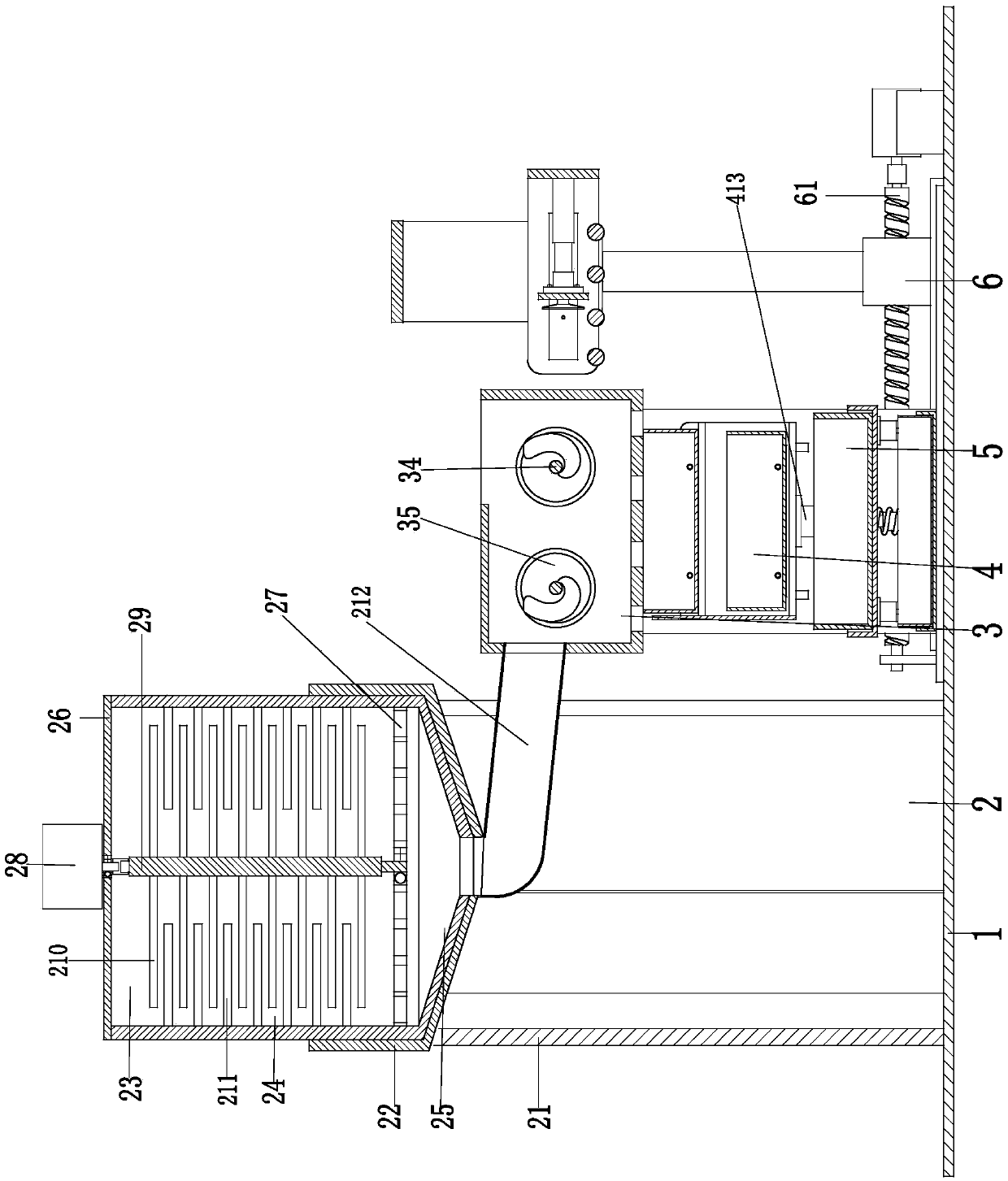 A kind of automatic processing equipment for particleboard raw materials for furniture manufacturing