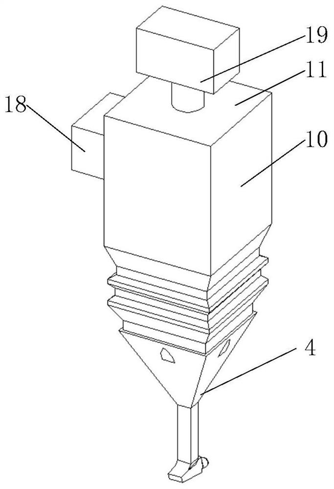 A vertical cooling furnace and its cooling method