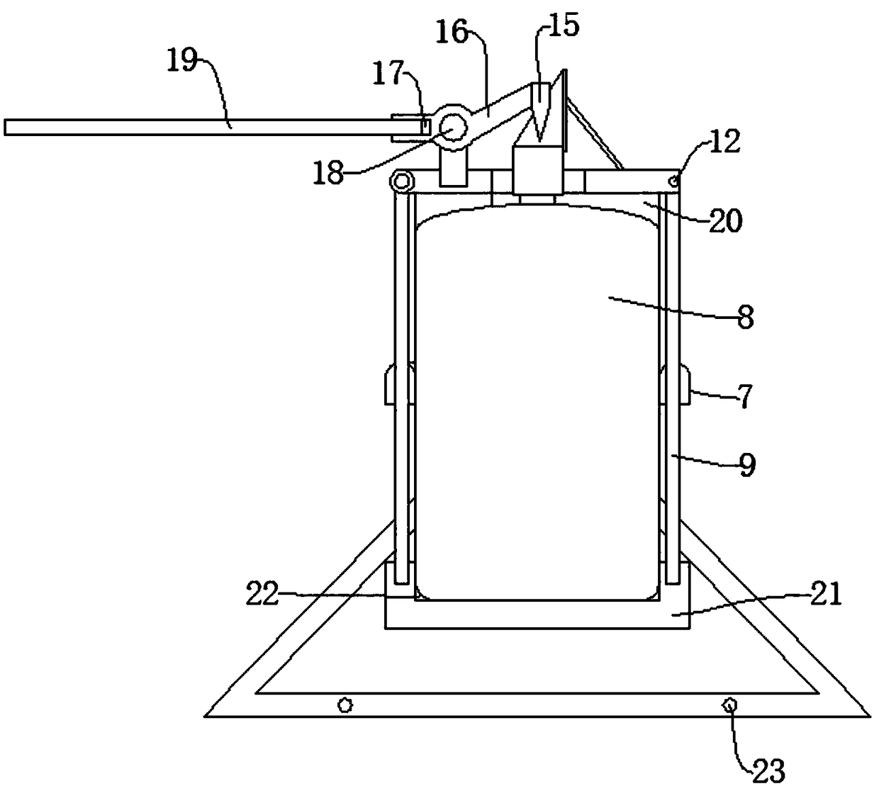 Barreled water carrying rack