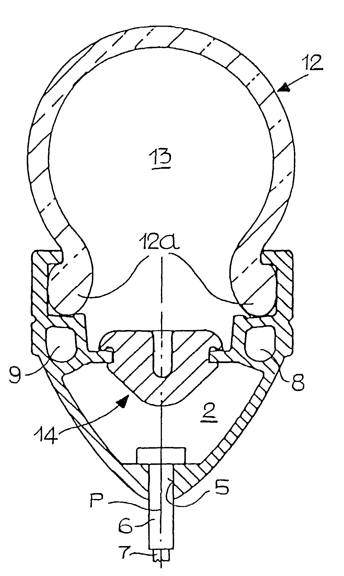 Rim for mounting tubeless tires, particularly for bicycles, motorcycles and mopeds