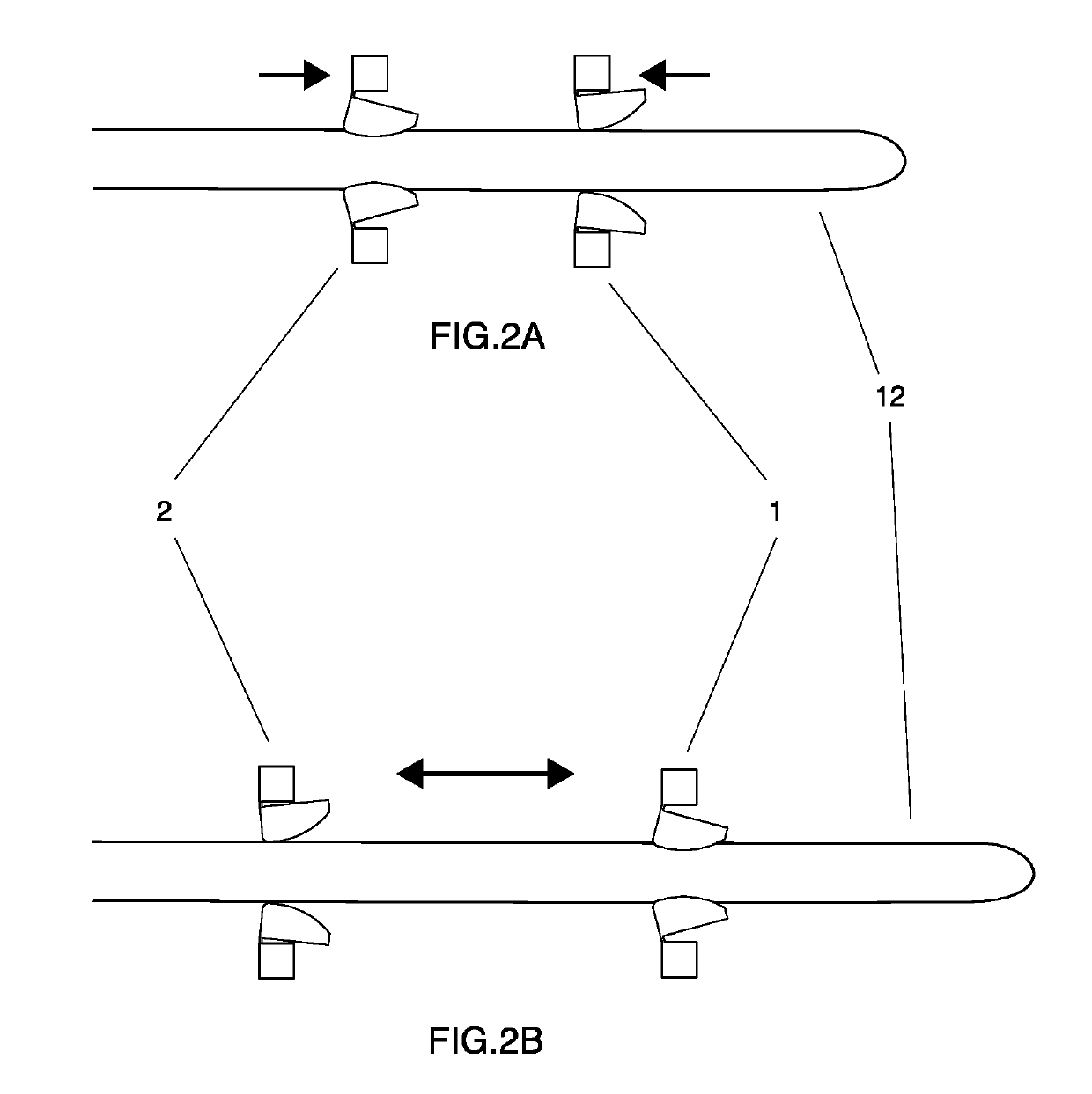 Advancement or retraction device