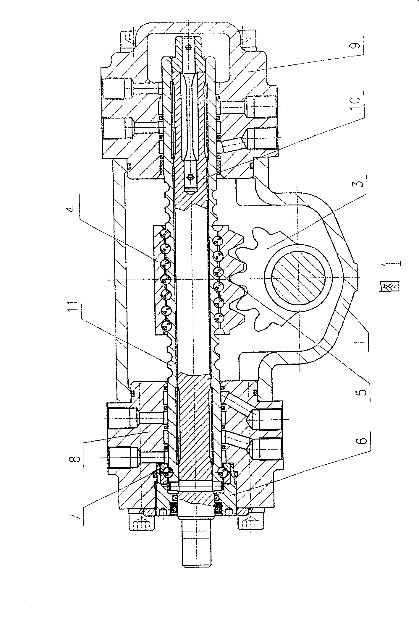 Half-integral type automobile dynamic redirector