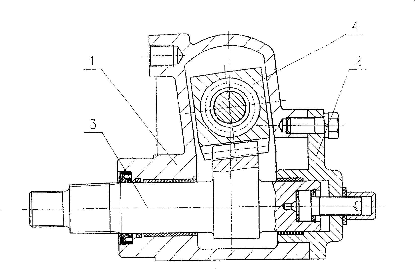 Half-integral type automobile dynamic redirector