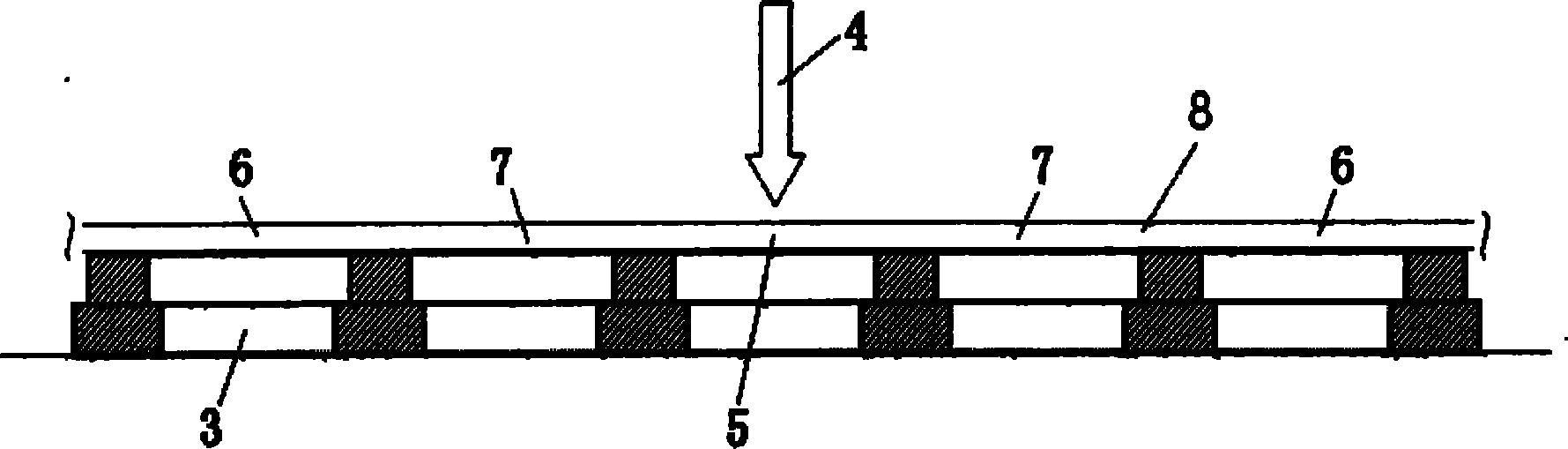 Areal heating wafer table and heating method for laser heat treatment device