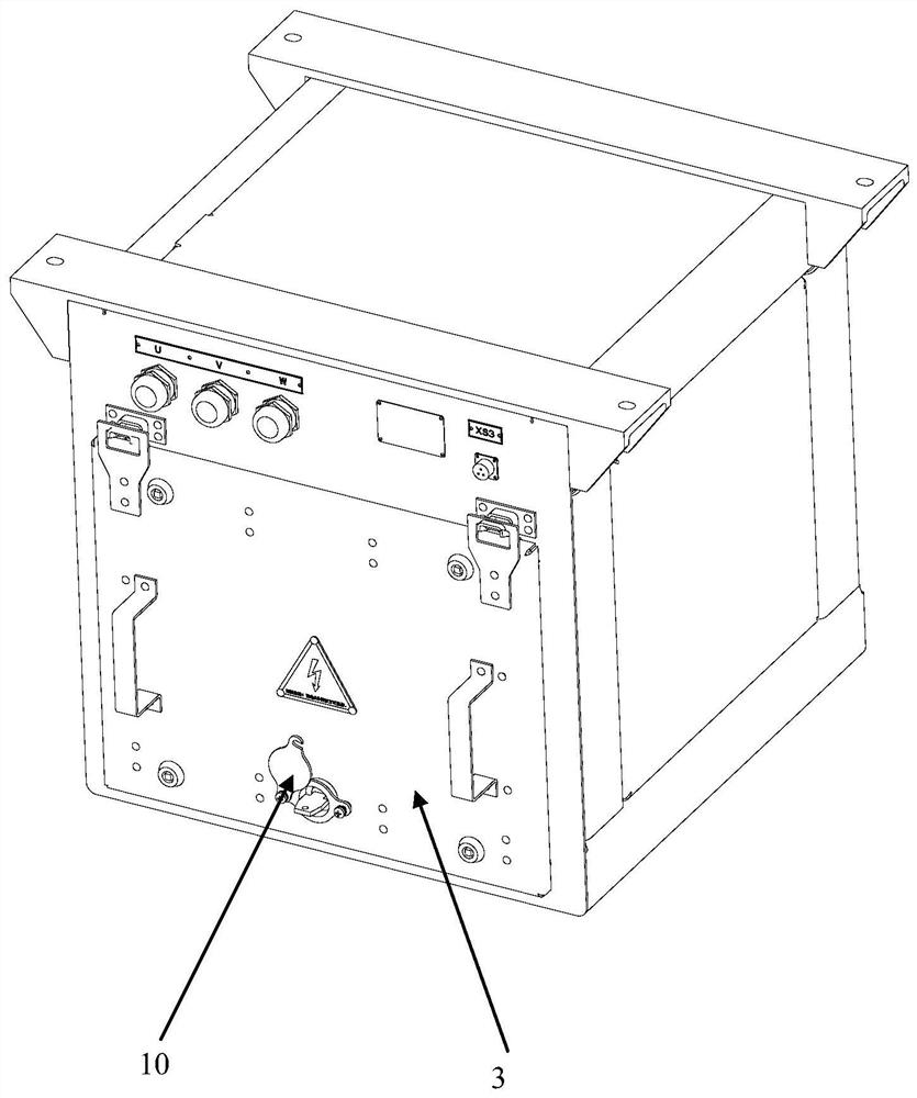 A safety lock for a cabinet under a car