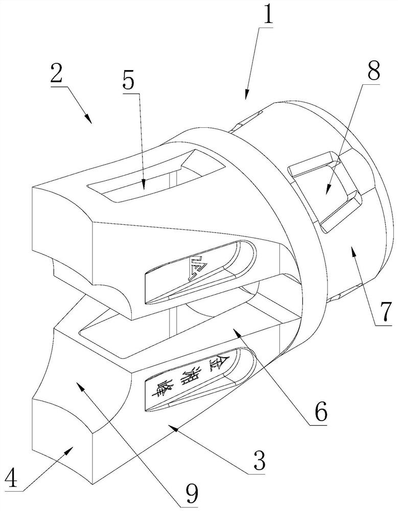 Crimping plug for disc buckle cross rod