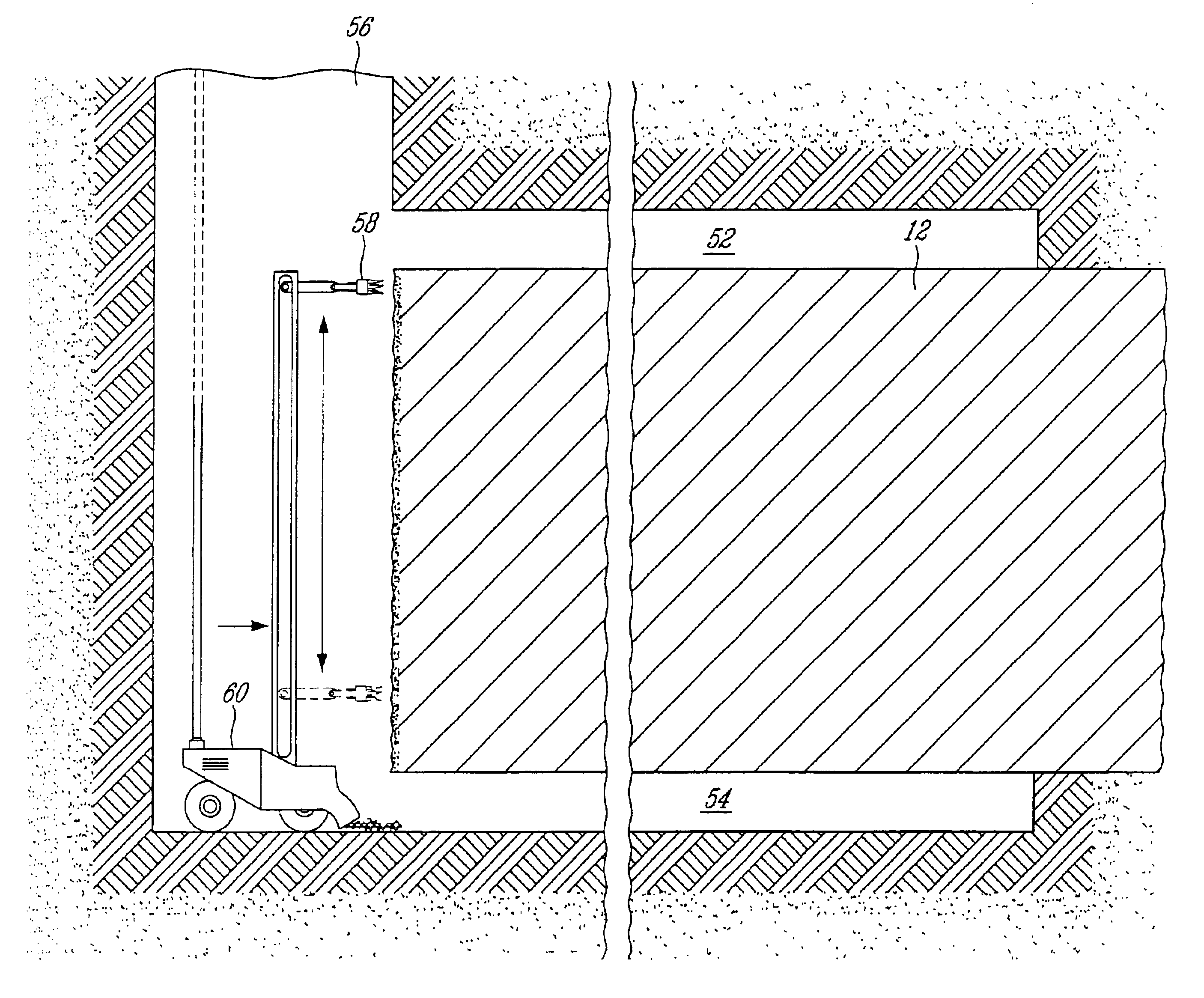 Thermal rock fragmentation application in narrow vein extraction