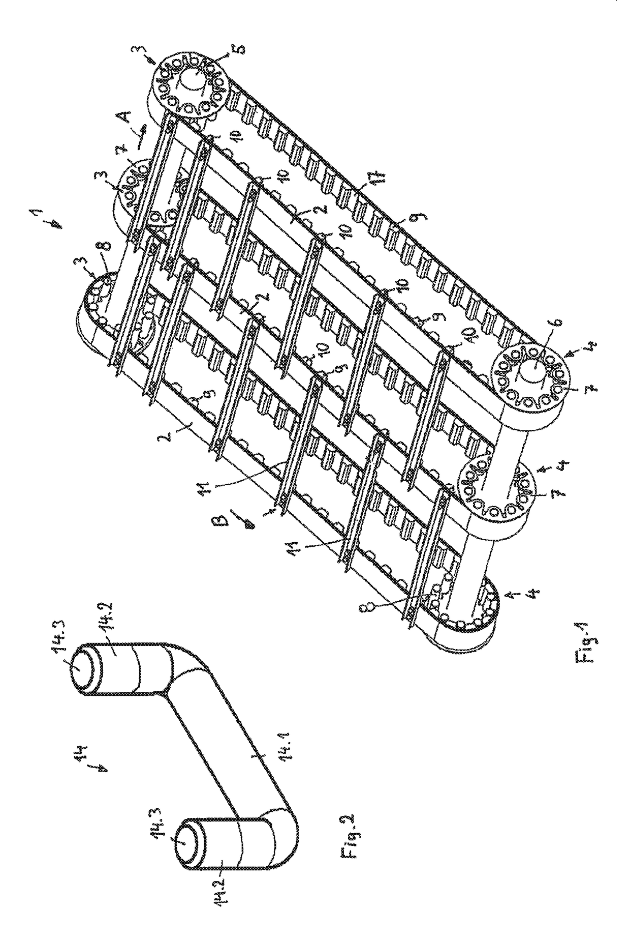 Cambelt, in particular a cambelt suitable for agricultural machinery